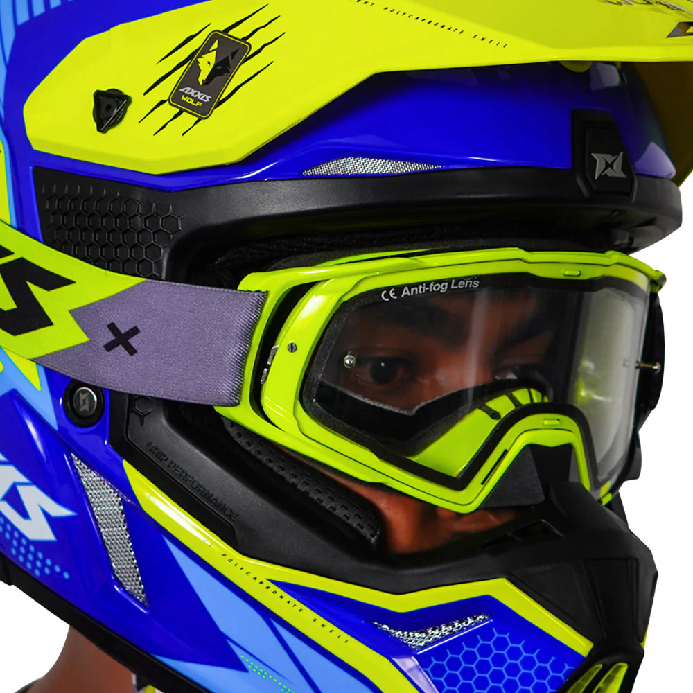 Axxis Wolf Star Track Motocross Helmet - Image 4