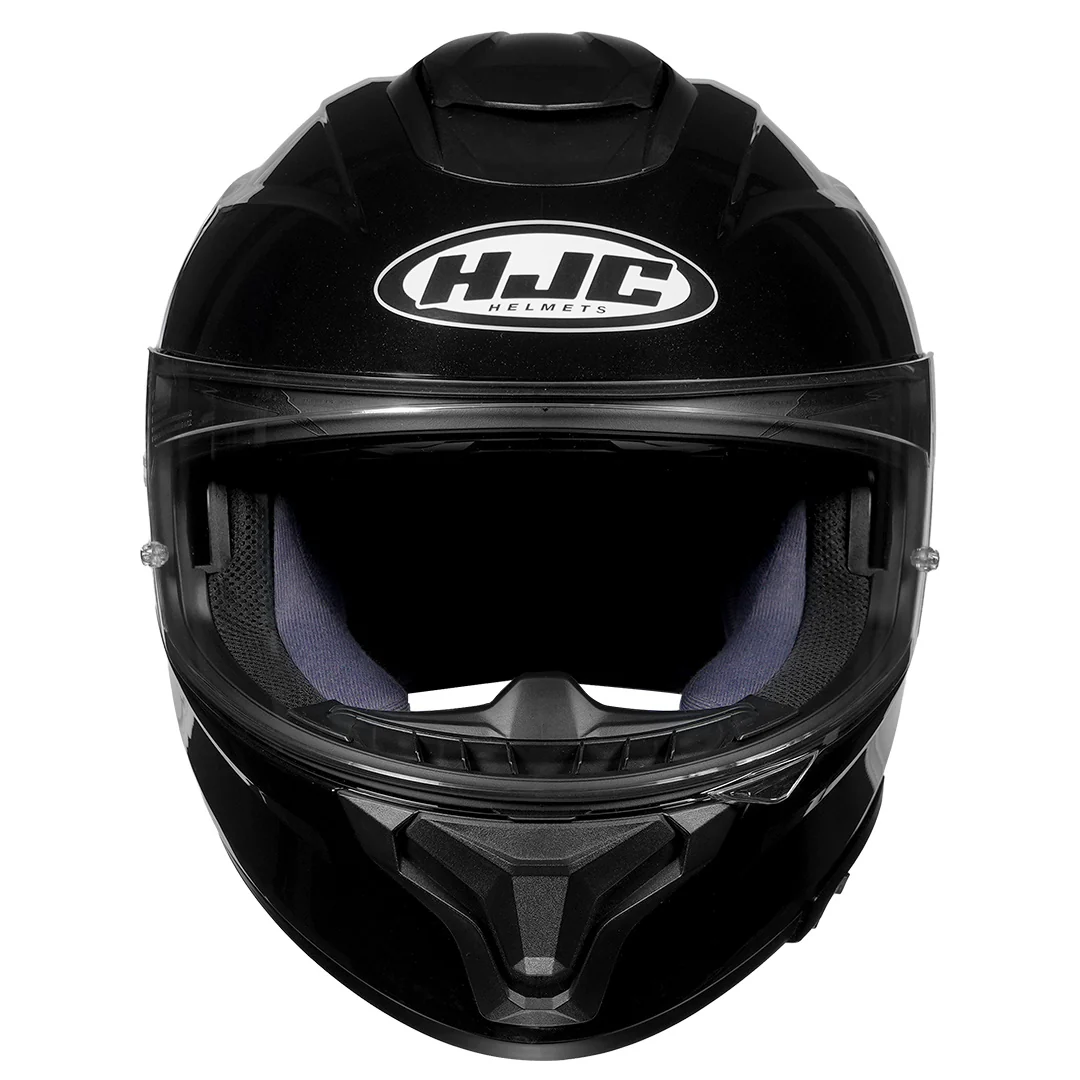 HJC C71 (C7X) Solid Metal Black Helmet - Image 3