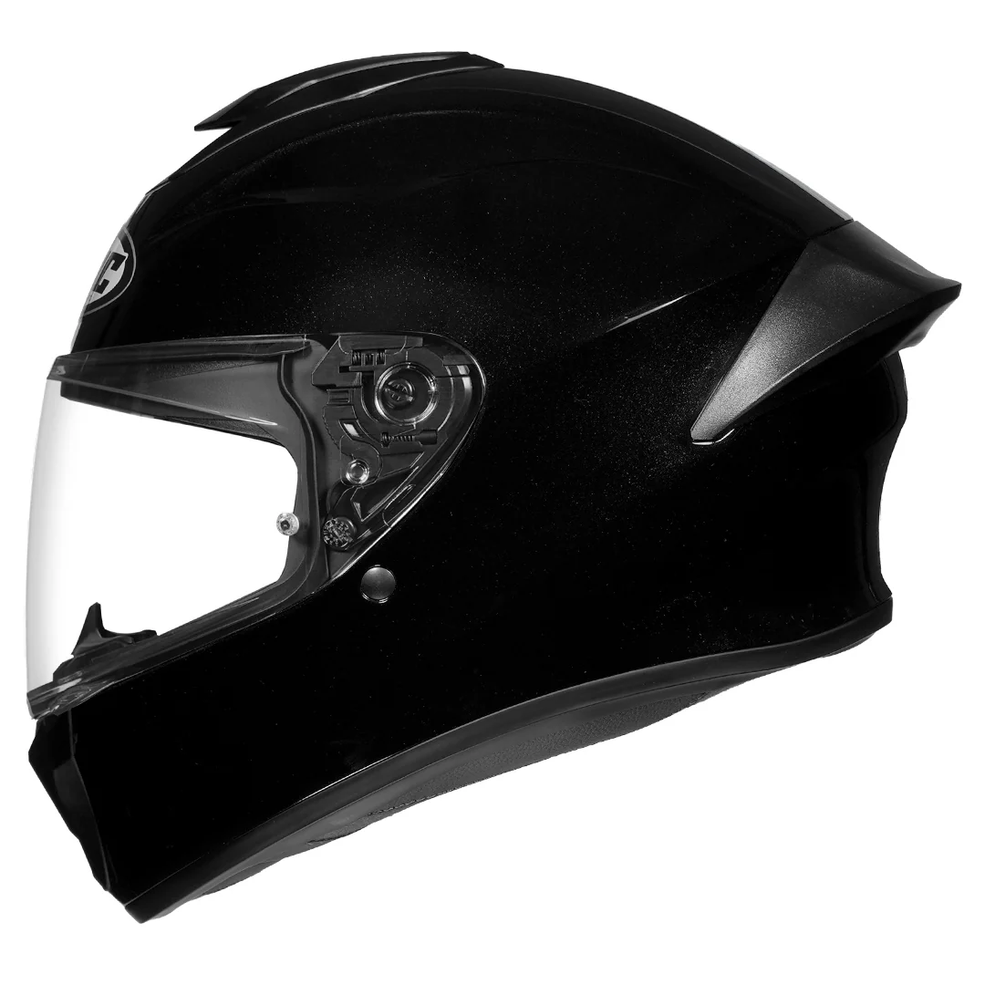 HJC C71 (C7X) Solid Metal Black Helmet - Image 5