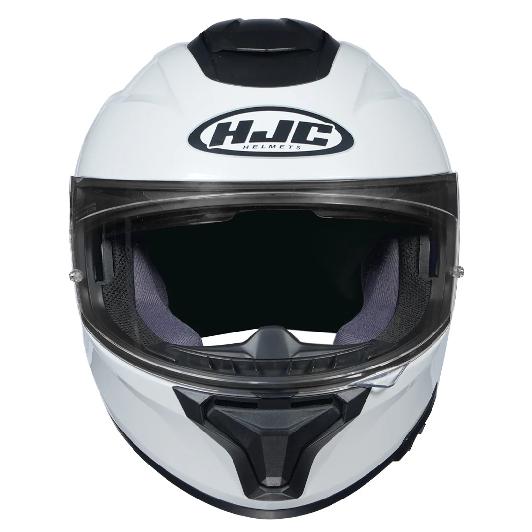 HJC C71 (C7X) Solid Pearl White Helmet - Image 3