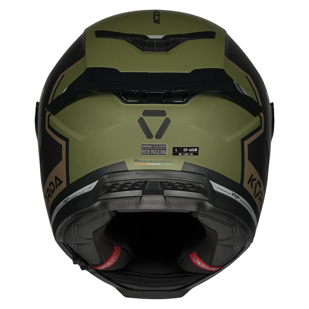 Korda Icon Lemur Helmet (Military Green) - Image 4