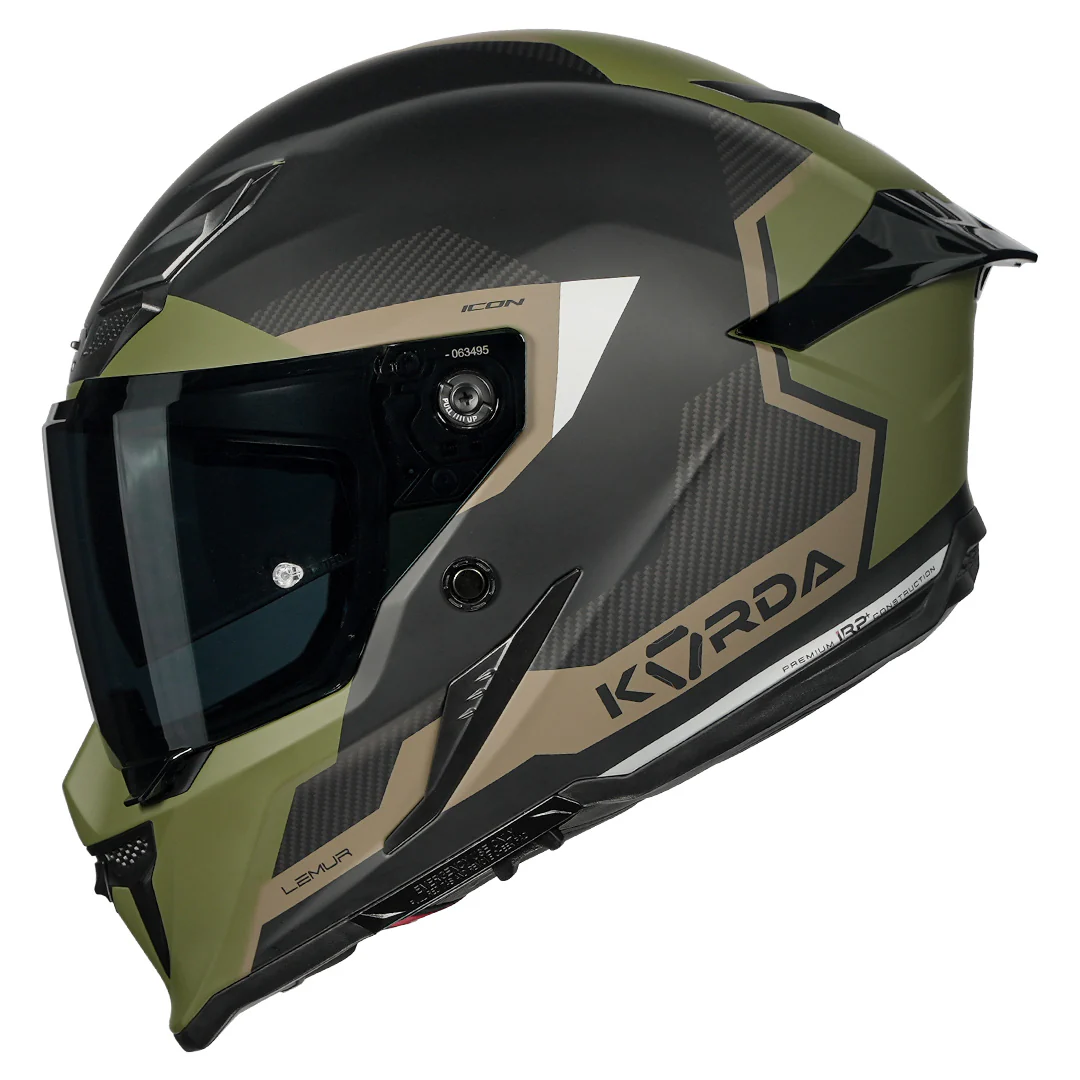 Korda Icon Lemur Helmet (Military Green) - Image 5