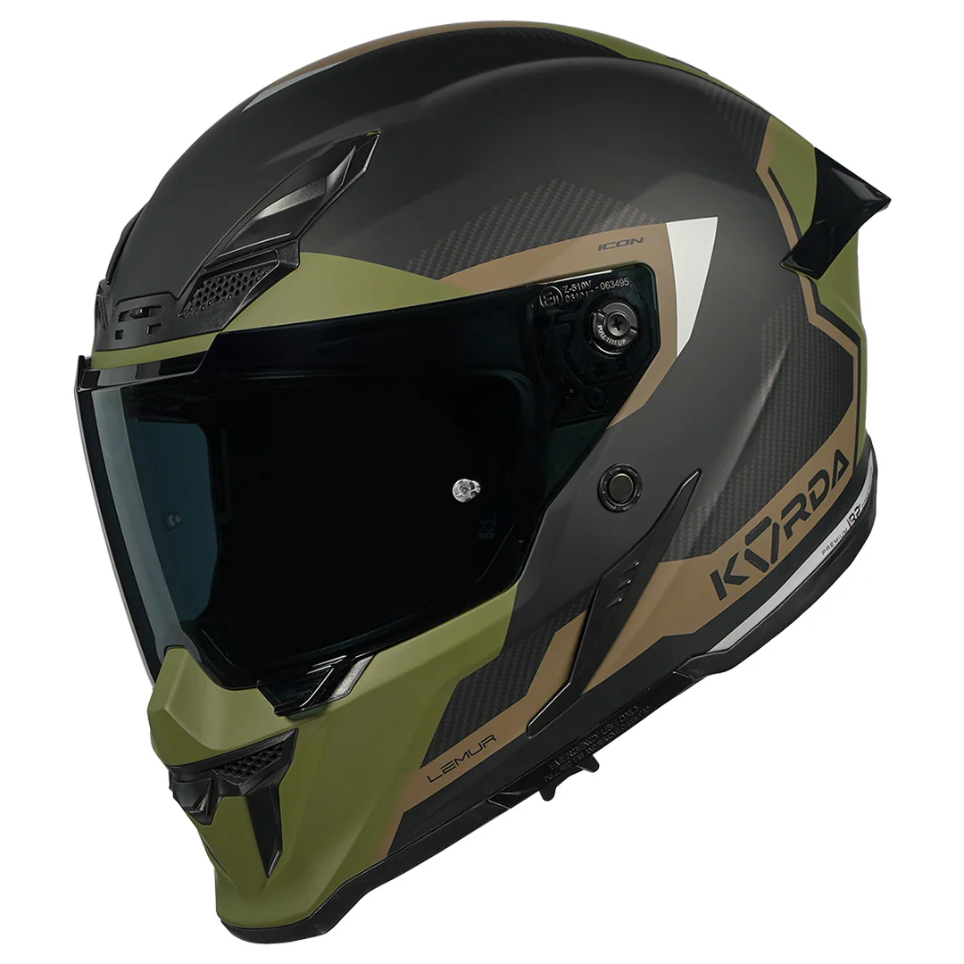 Korda Icon Lemur Helmet (Military Green) - Image 6