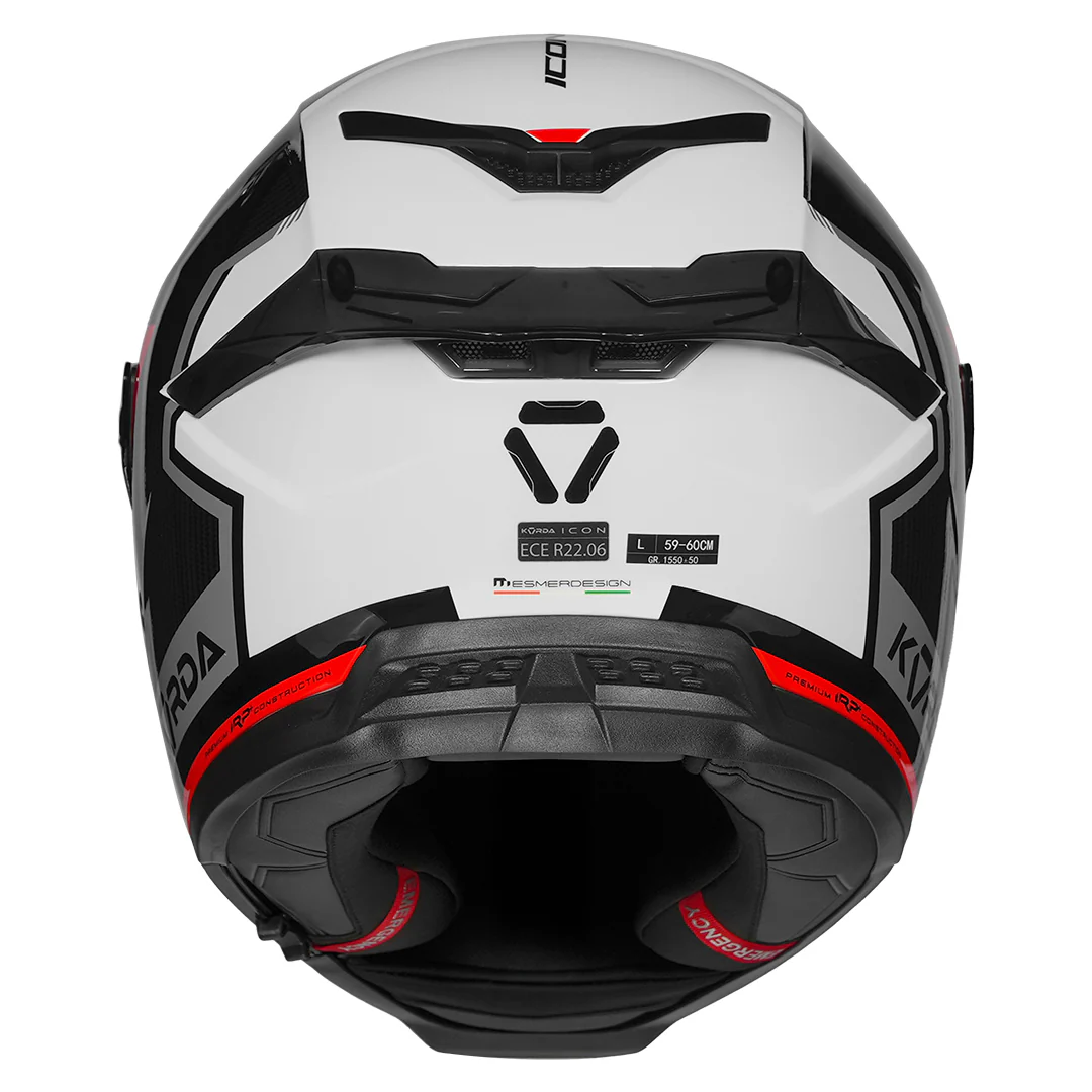 Korda Icon Lemur Helmet (Red) - Image 4