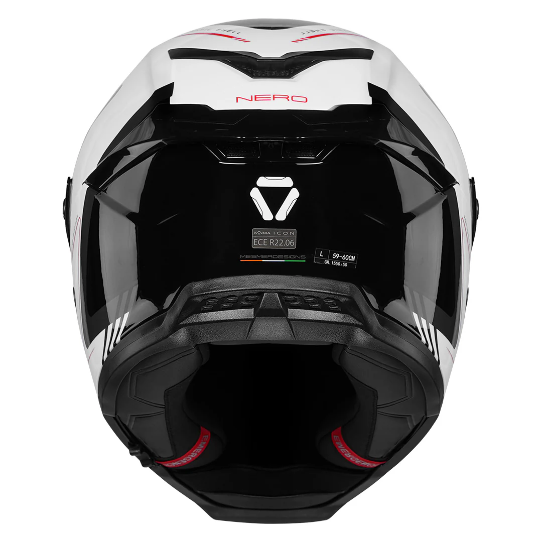 Korda Icon Nero Helmet (White) - Image 4