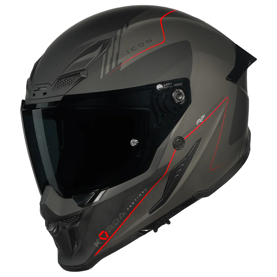 Korda Icon Nero Helmet (Red) - Image 6