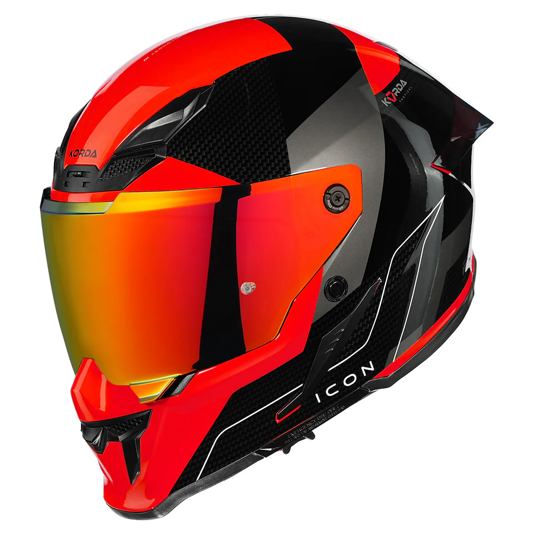 Korda Icon Nyx Helmet (Red) - Image 5