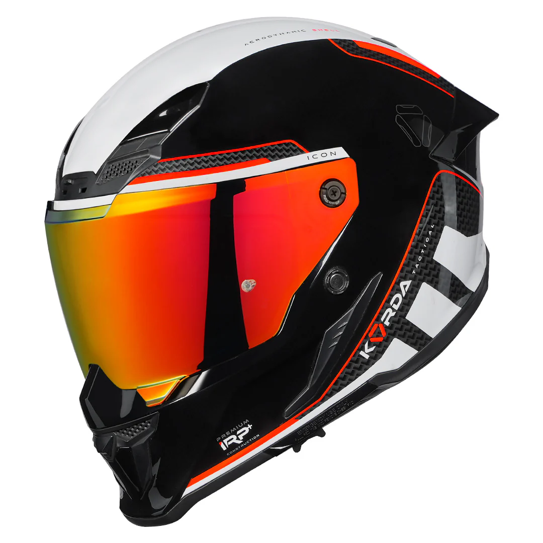 Korda Icon Tokio Helmet (White & Red)
