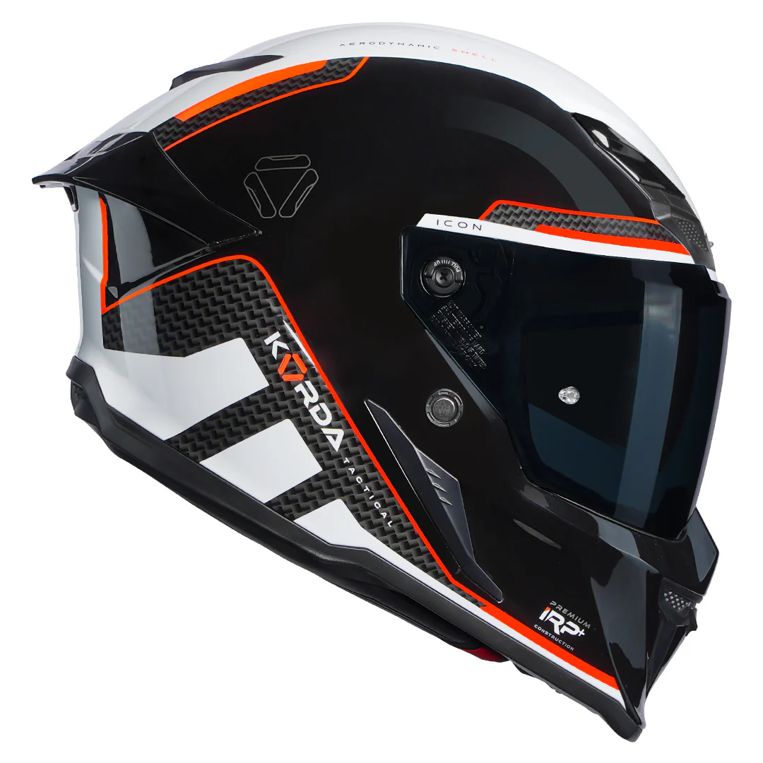 Korda Icon Tokio Helmet (White & Red) - Image 3