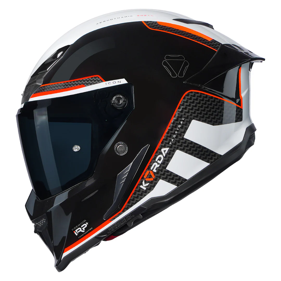 Korda Icon Tokio Helmet (White & Red) - Image 5