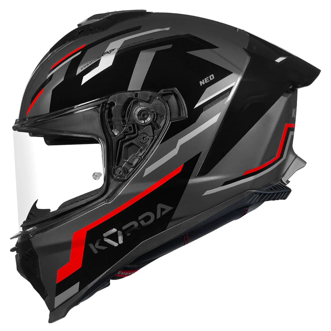 Korda Neo Fuego Helmet (Black & Red) - Image 4