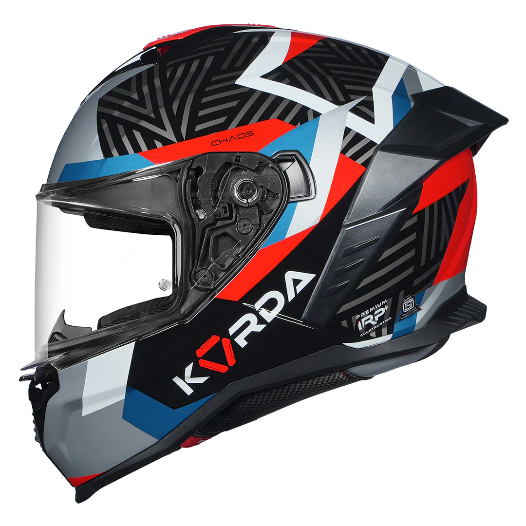 Korda Shockwave Chaos Helmet (Red-Blue) - Image 4