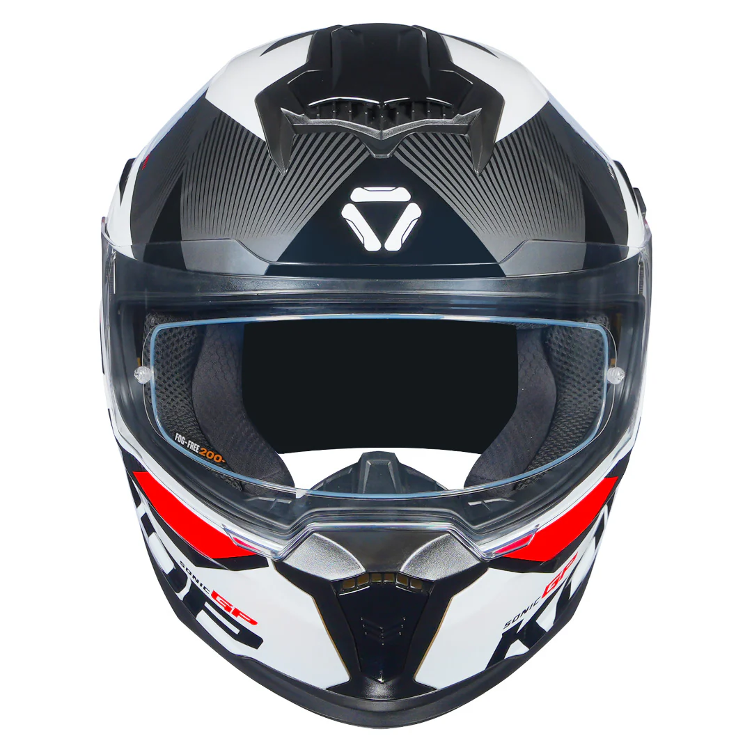 Korda Sonic GP Brave Helmet (Red) - Image 3