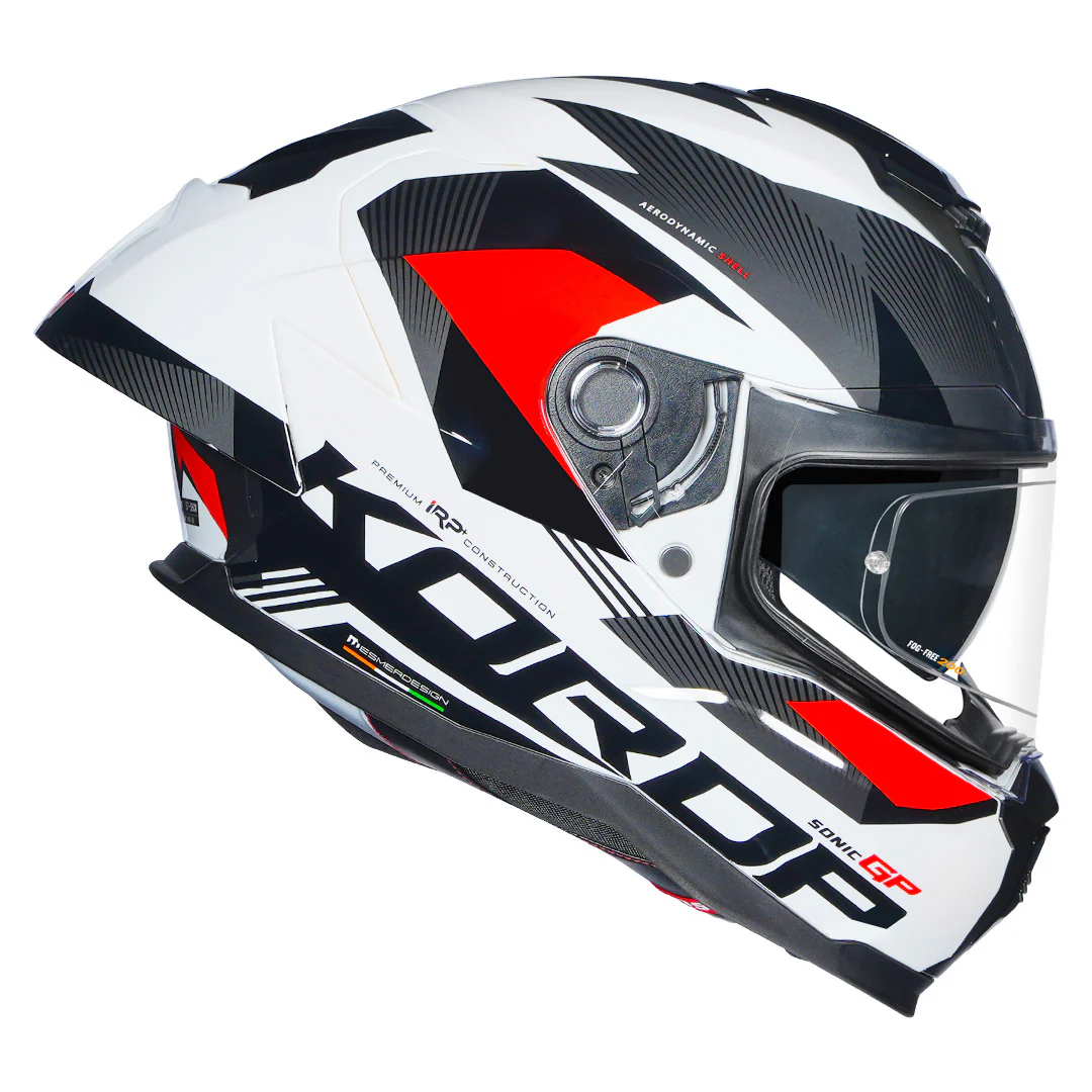 Korda Sonic GP Brave Helmet (Red) - Image 7