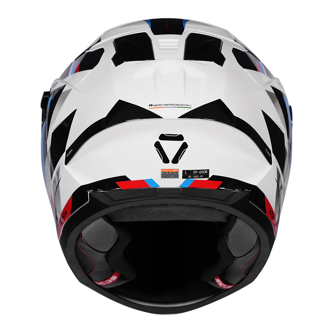 Korda Sonic GP Flash Helmet (Blue) - Image 4
