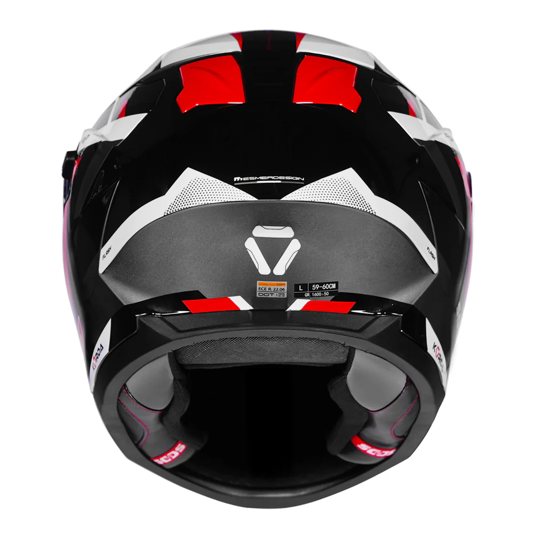 Korda Sonic GP Flash Helmet (Red) - Image 4