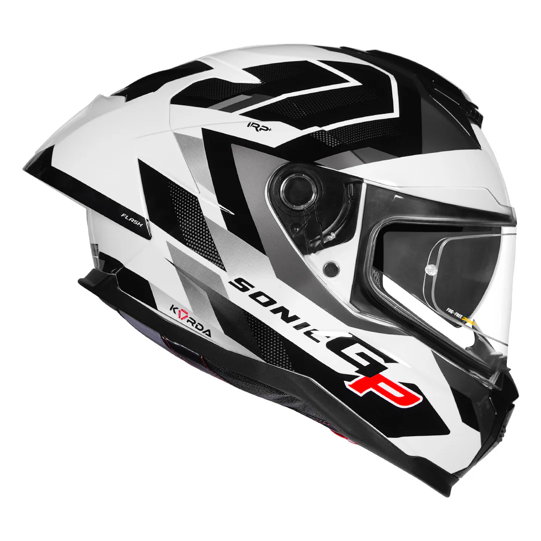 Korda Sonic GP Flash Helmet (White) - Image 2