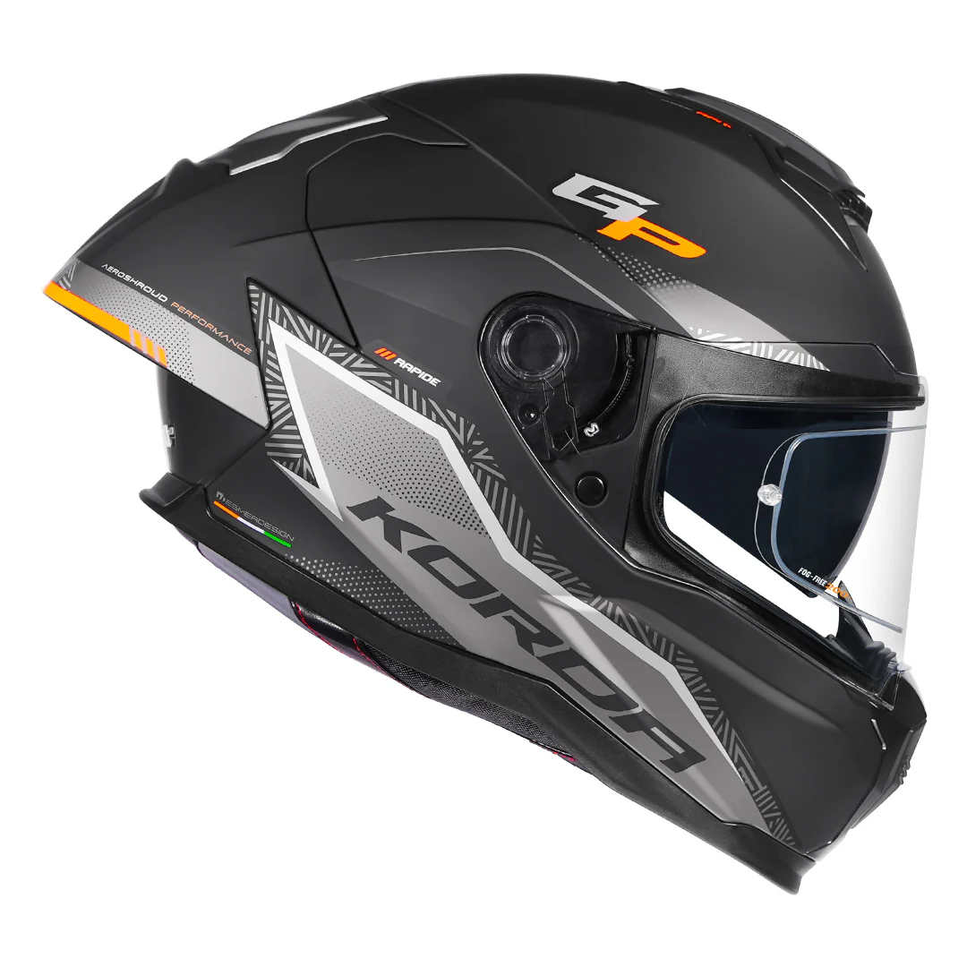 Korda Sonic GP Rapide Helmet (Orange) - Image 2