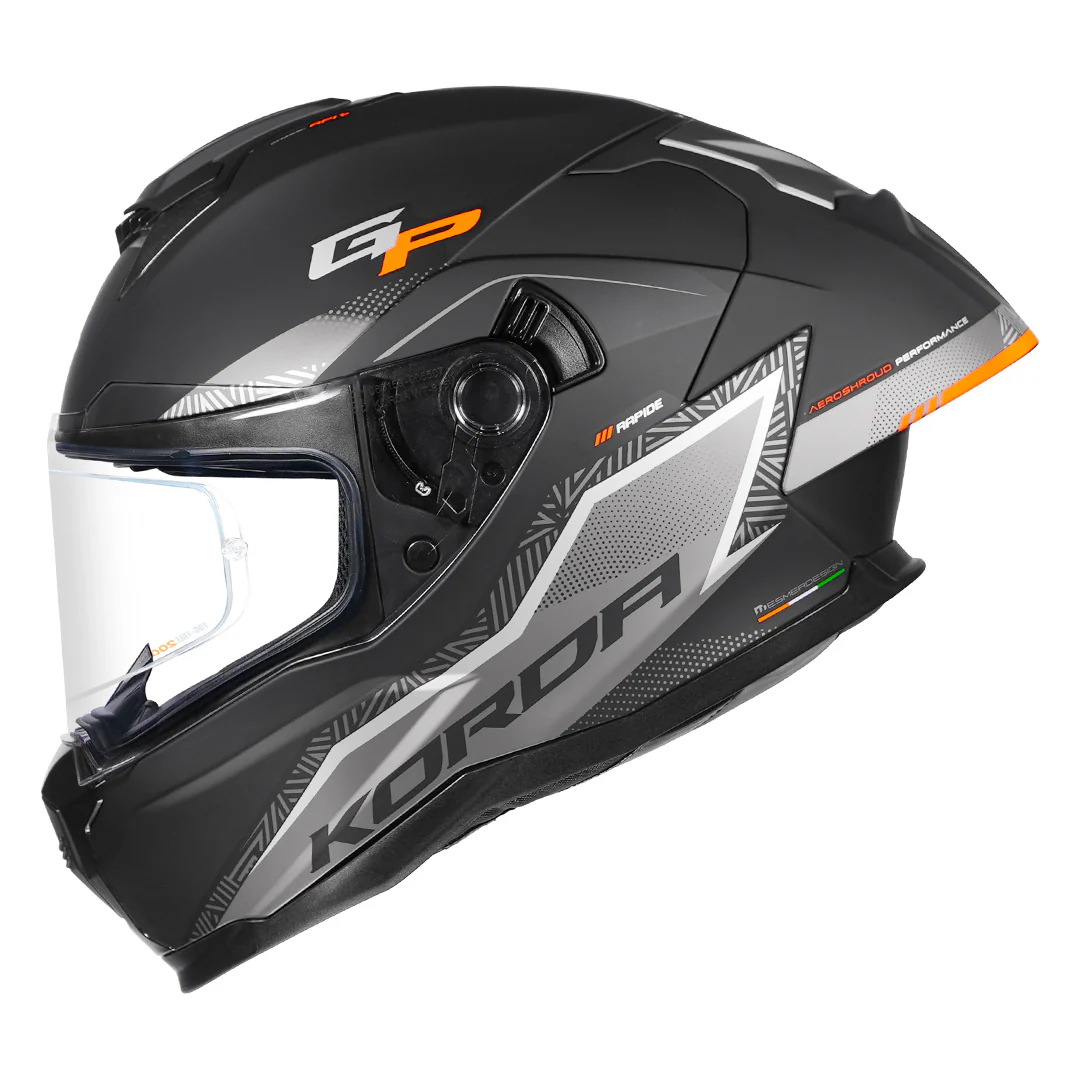 Korda Sonic GP Rapide Helmet (Orange) - Image 7