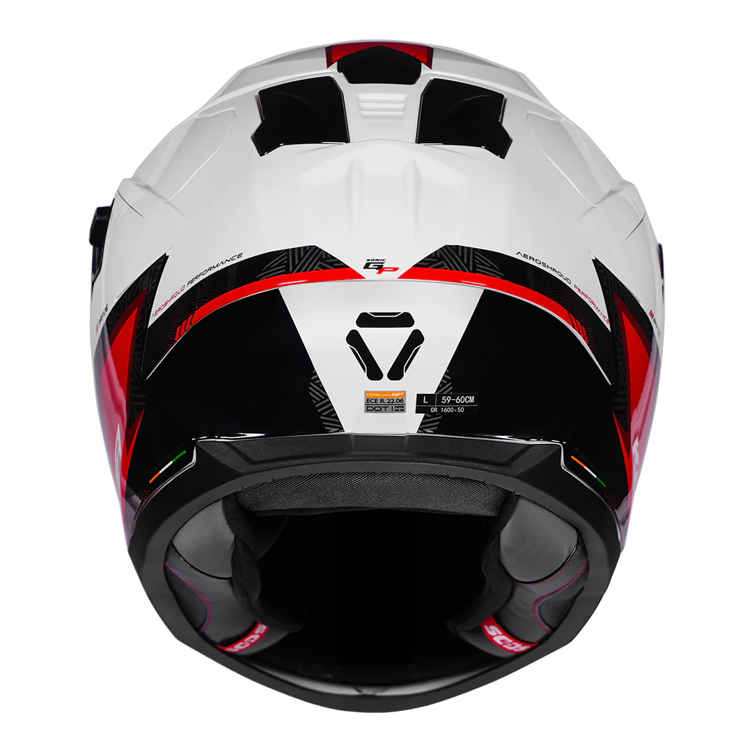 Korda Sonic GP Rapide Helmet (Red) - Image 4