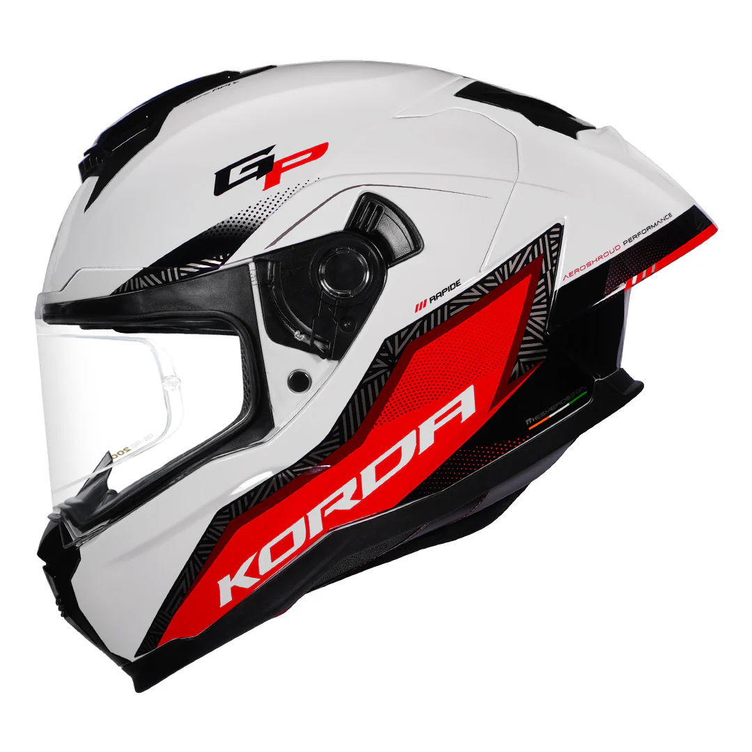 Korda Sonic GP Rapide Helmet (Red) - Image 7