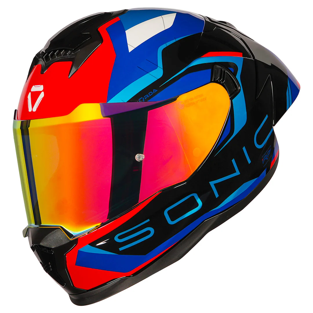 Korda Sonic GP Roadlion Helmet (Gloss Red)