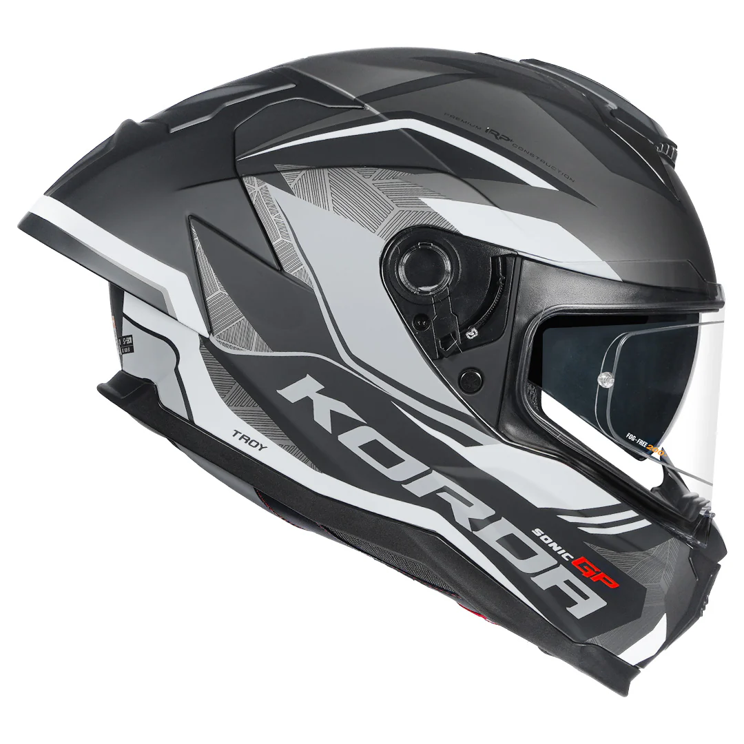 Korda Sonic GP Troy Helmet (Grey) - Image 3
