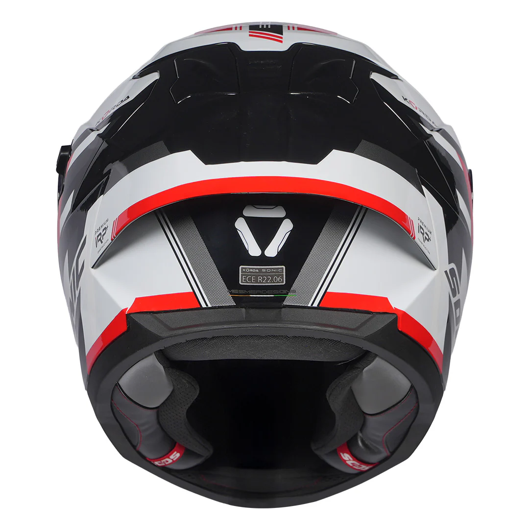 Korda Sonic GP Moze Helmet (Red) - Image 4