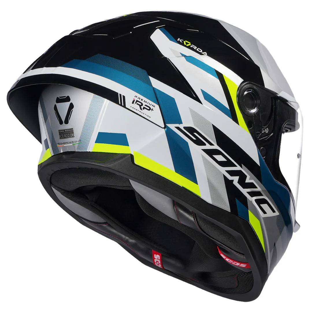 Korda Sonic GP Moze Helmet (Fluorescent yellow) - Image 6