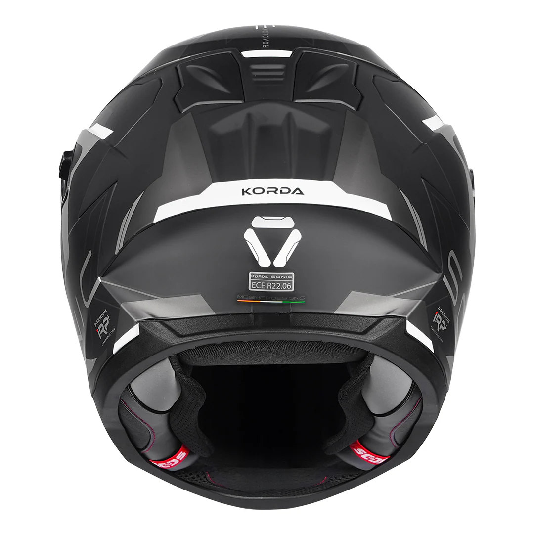 Korda Sonic GP Roadlion Helmet (Grey) - Image 4