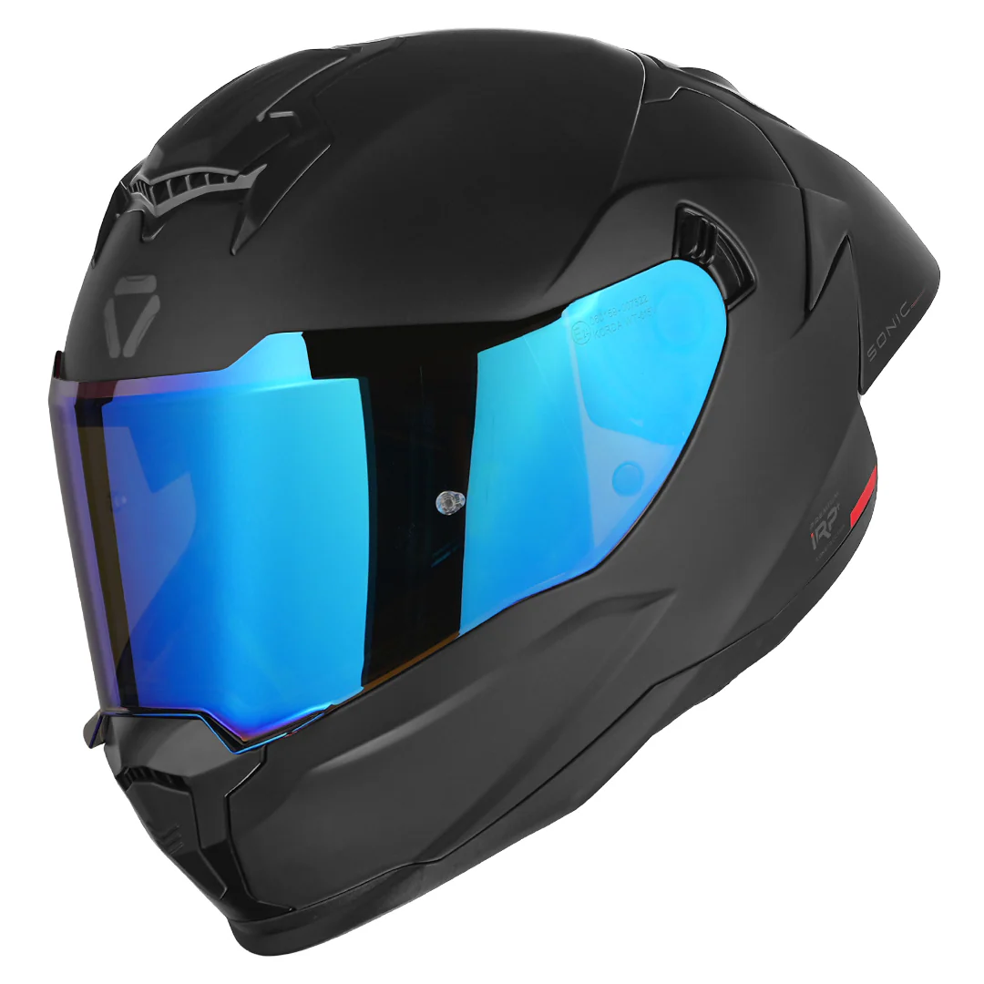 Korda Sonic GP Solid Matt Black Helmet - Image 15