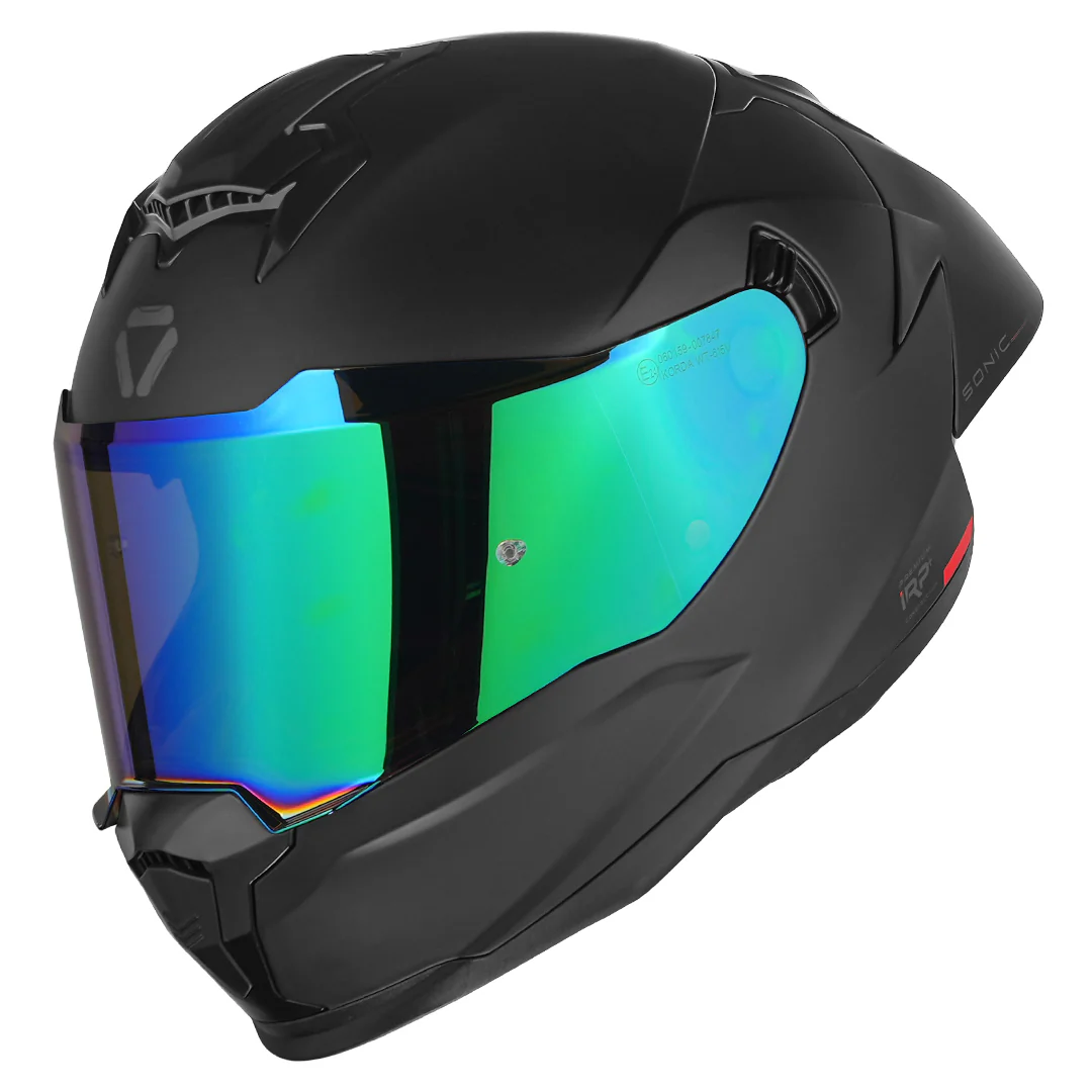 Korda Sonic GP Solid Matt Black Helmet - Image 16