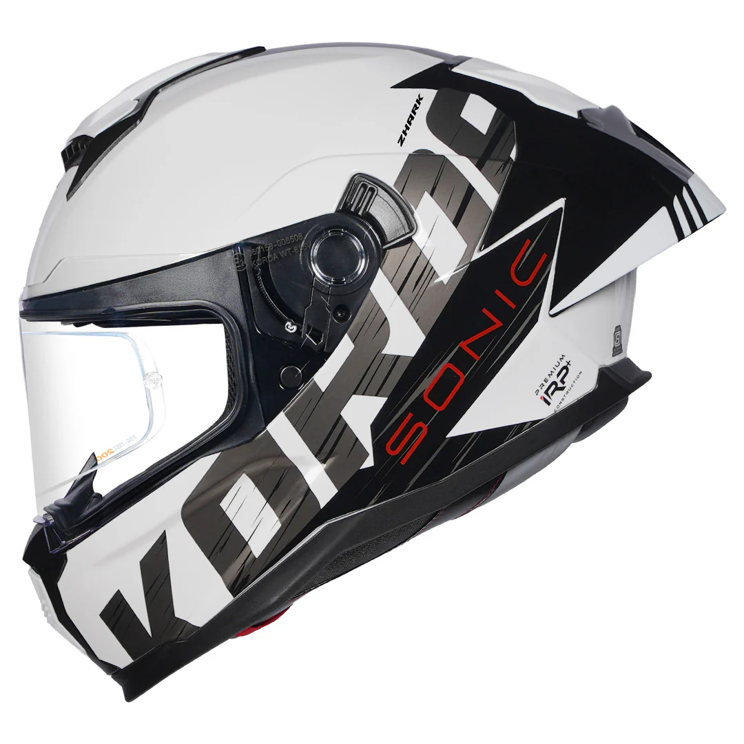Korda Sonic GP Zhark Helmet (White) - Image 5