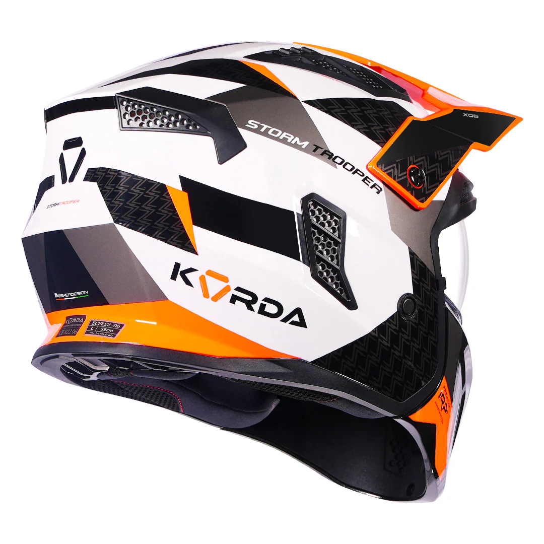 Korda StormTrooper Xoe Helmet (Fluorescent Orange) - Image 8