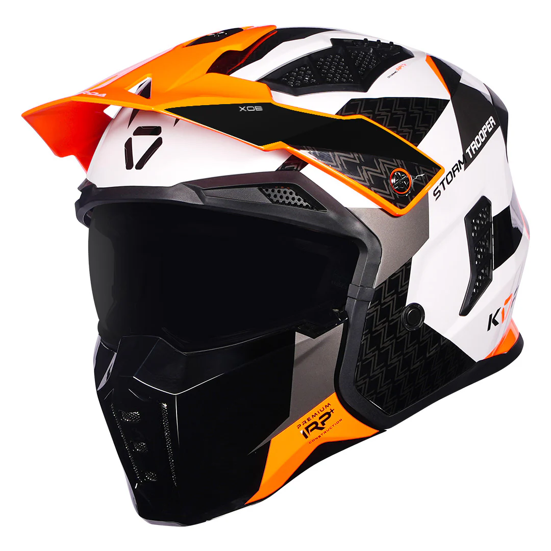 Korda StormTrooper Xoe Helmet (Fluorescent Orange) - Image 9