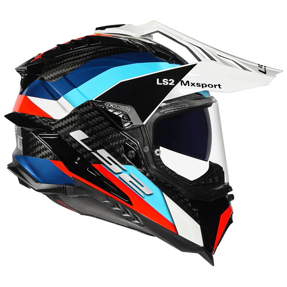 LS2 MX701 Explorer Frontier Carbon Dual Sport Helmet - Image 4