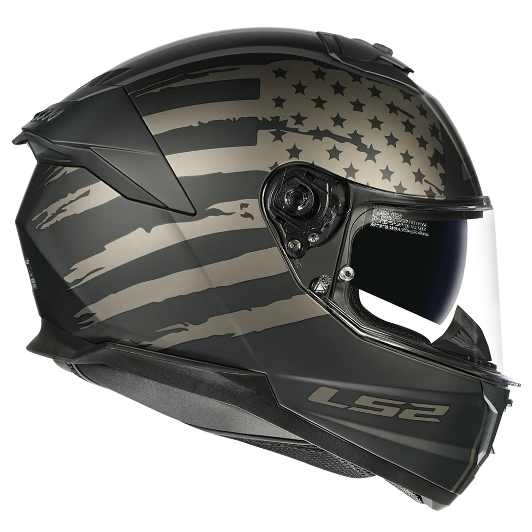 LS2 FF320 Stream 2 Flag Helmet