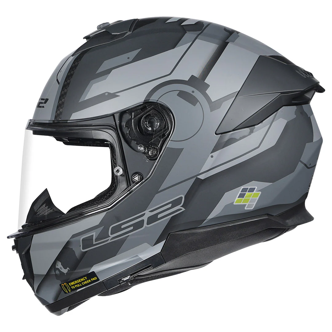 LS2 FF320 Stream 2 Shadow Helmet - Image 4