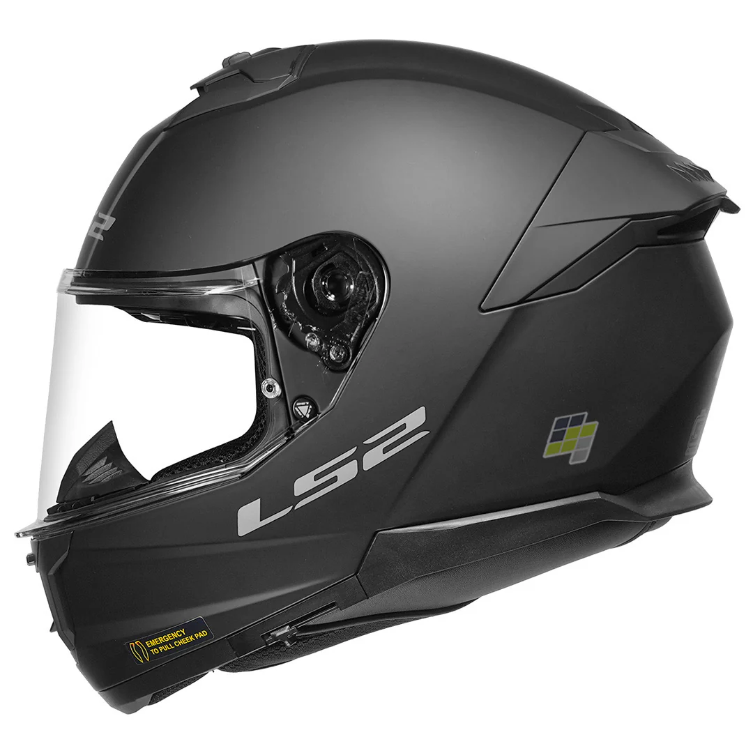 LS2 FF320 Stream 2 Solid Matt Black Helmet - Image 4