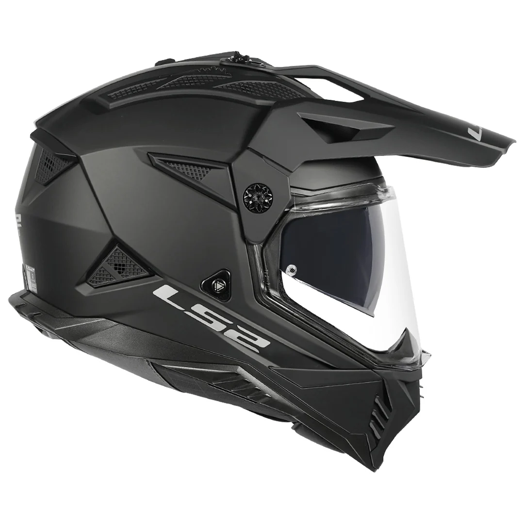 LS2 Pioneer 2 Solid Dual Sport Helmet - Image 4