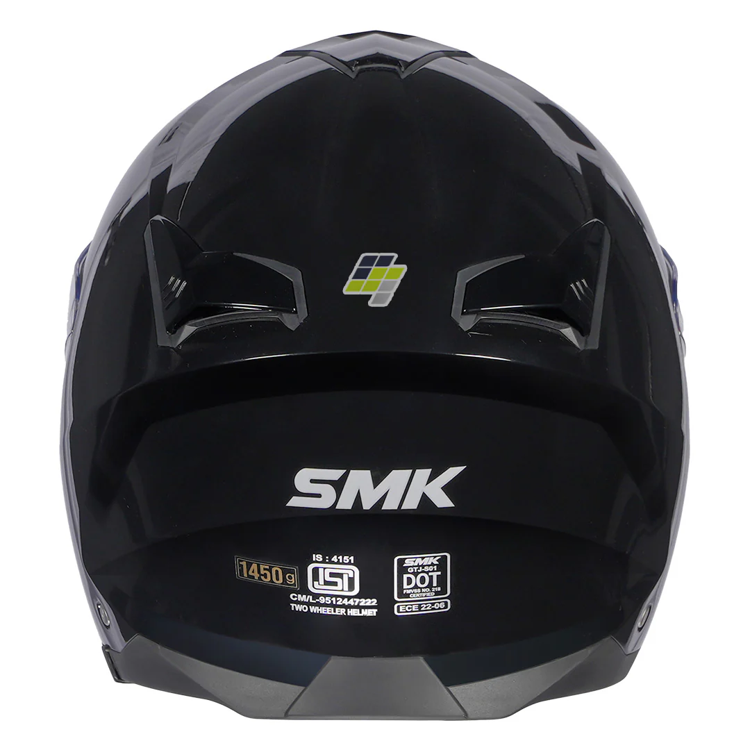 SMK GTJ Open Face Solid Helmet - Image 4