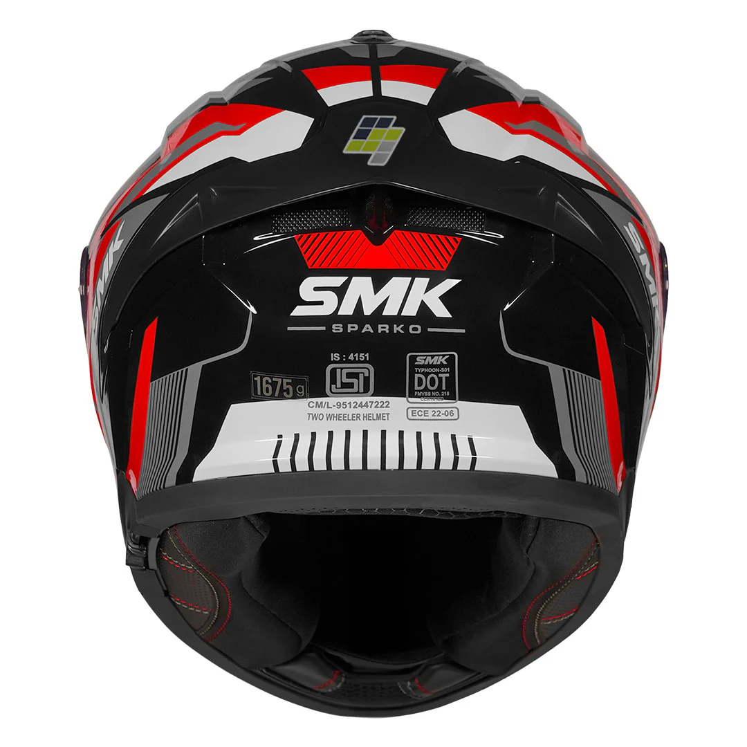 SMK Typhoon Sparko Helmet - Image 3