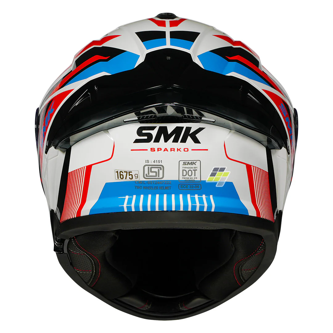 SMK Typhoon Sparko Helmet - Image 7