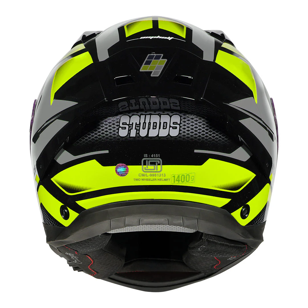 STUDDS Helios Asphalt Helmet - Image 19