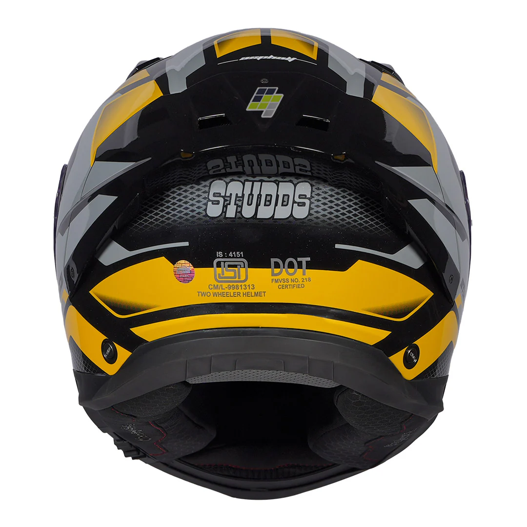 STUDDS Helios Asphalt Helmet - Image 23