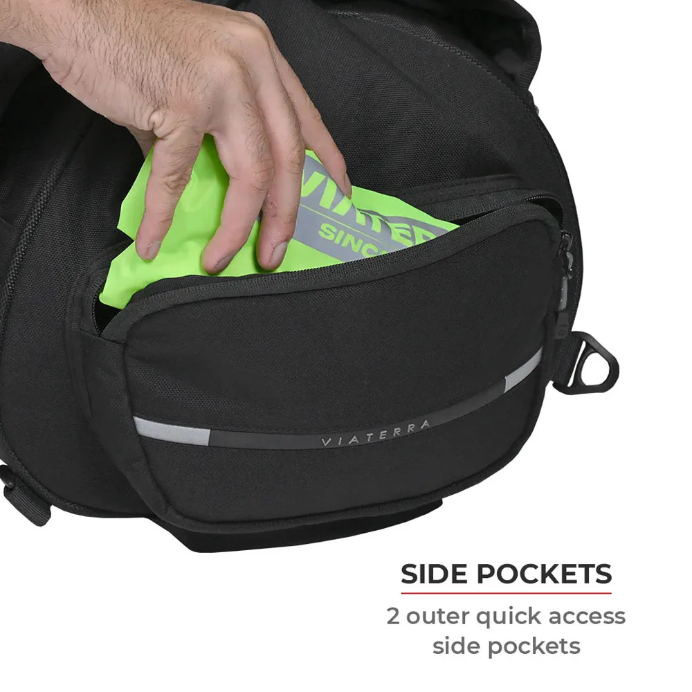 Viaterra Hammerhead 75 Motorcycle Tail Bag - Image 6